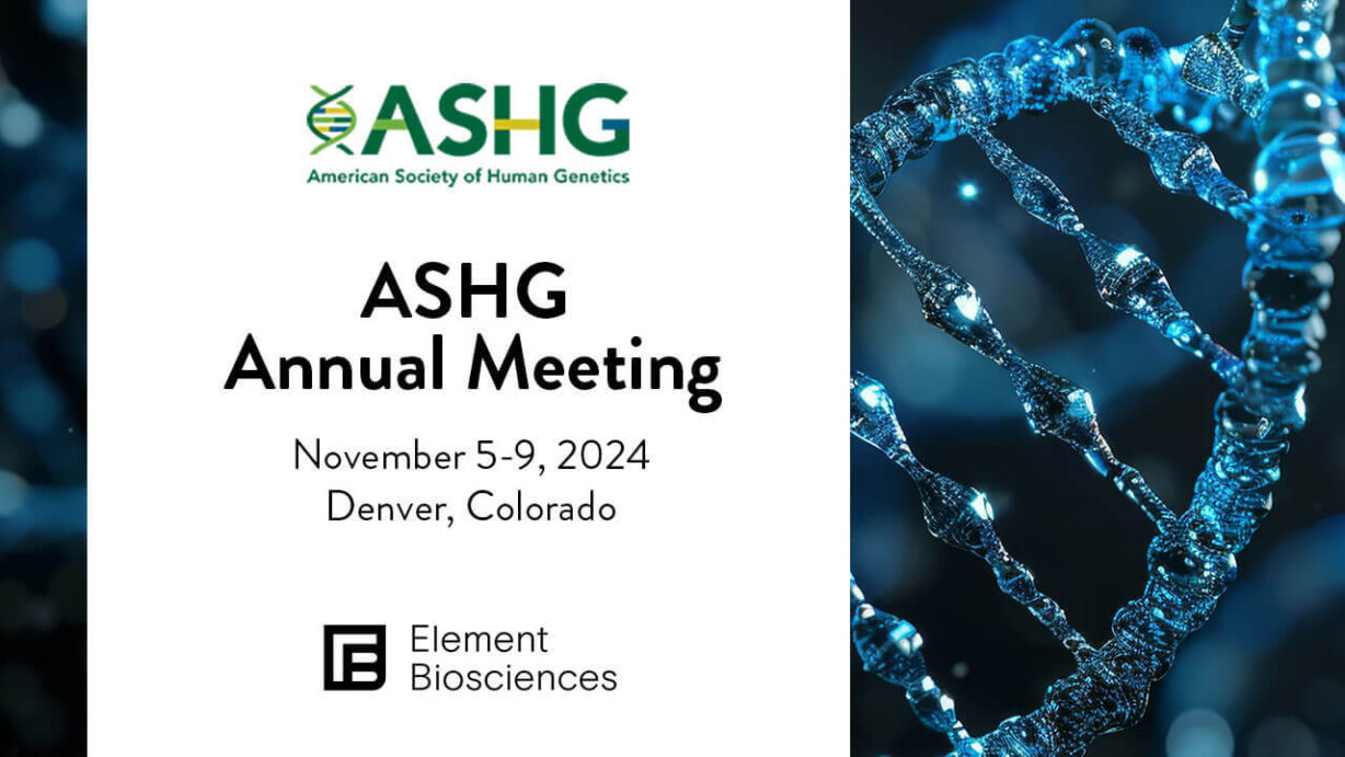 Meet Element Biosciences at the 2024 ASHG Annual Meeting