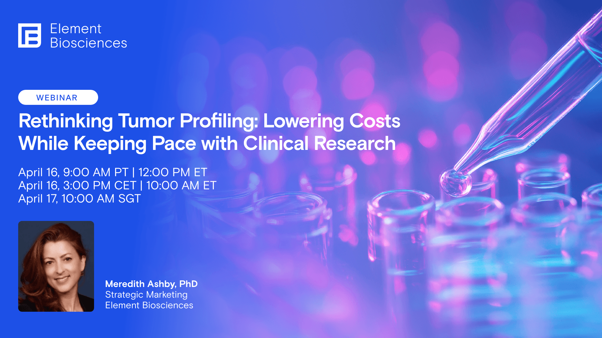 Webinar - Rethinking Tumor Profiling