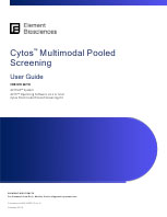 Cytos Multimodal Pooled Screening User Guide (MA-00097)