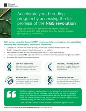 Accelerate your Breeding Program by Accessing the Full Promise of the NGS Revolution Flyer (LT-00032)