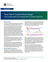 Teton Atlas Custom Primer Design Tech Note (LT-00060 Rev B)