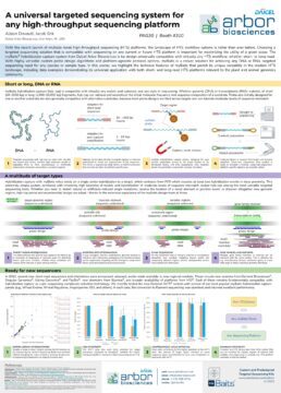 Poster: A Universal Targeted Sequencing System for Any High-Throughput Sequencing Platform