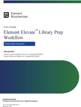 Element Elevate Library Prep User Guide for Third-Party Protocols (MA-00043)