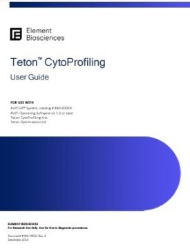 Teton CytoProfiling User Guide (MA-00053 Rev F)