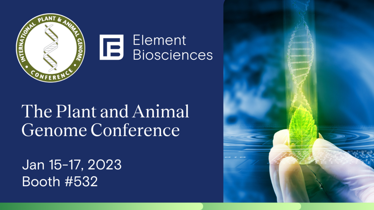 Element Biosciences Exhibiting at PAG30 Element Biosciences