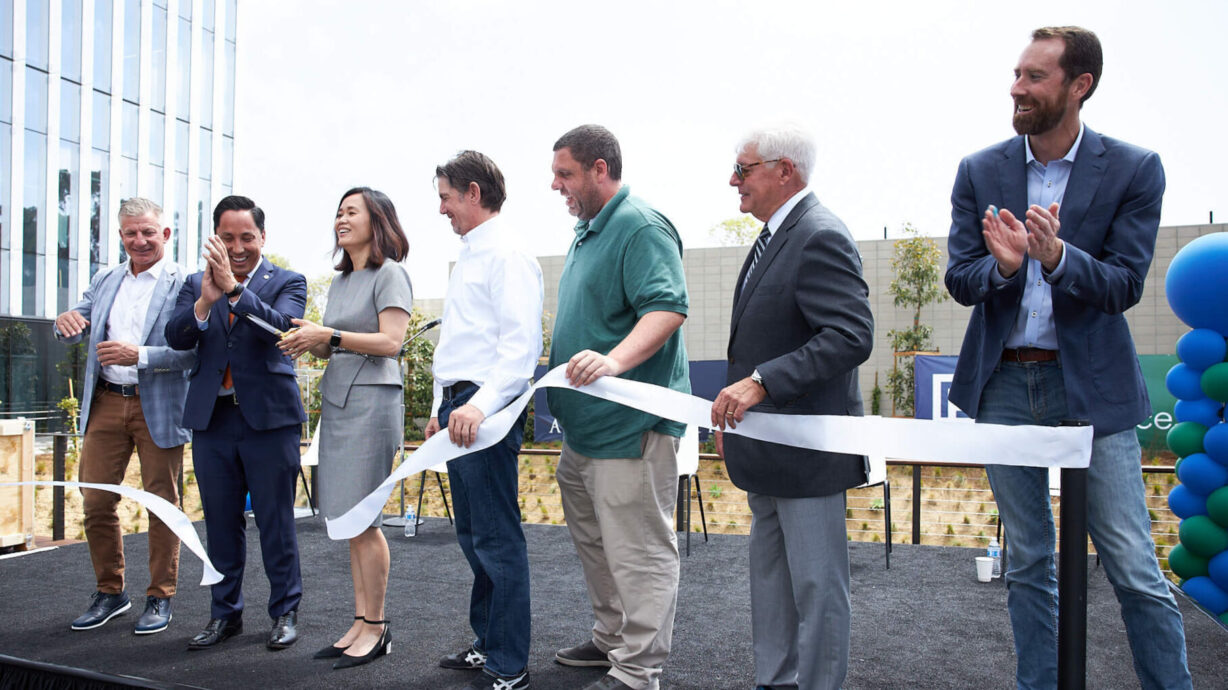 Ribbon cutting ceremony for Element Biosciences' new headquarters