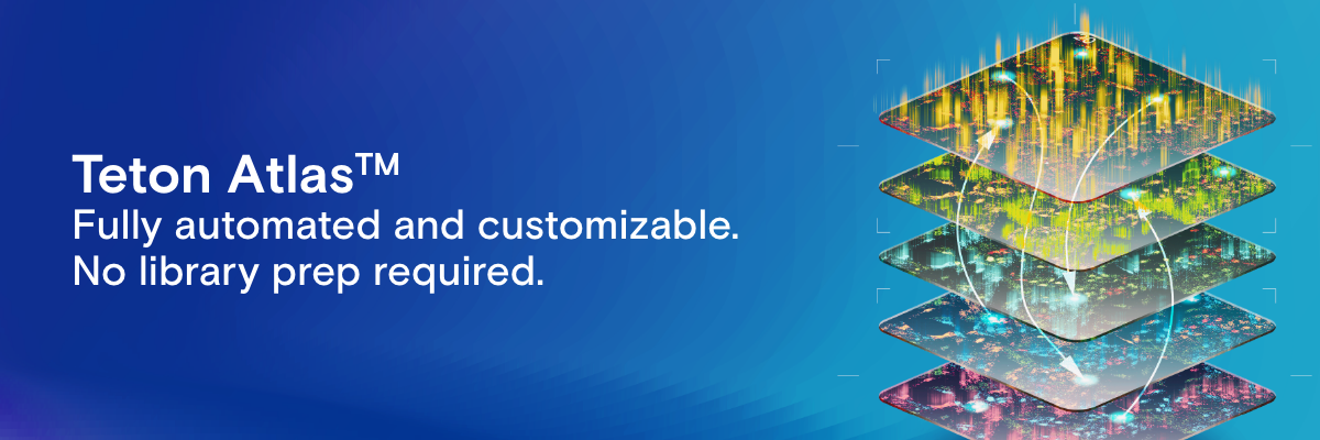 Teton Atlas - Fully automated and customizable. No library prep required.
