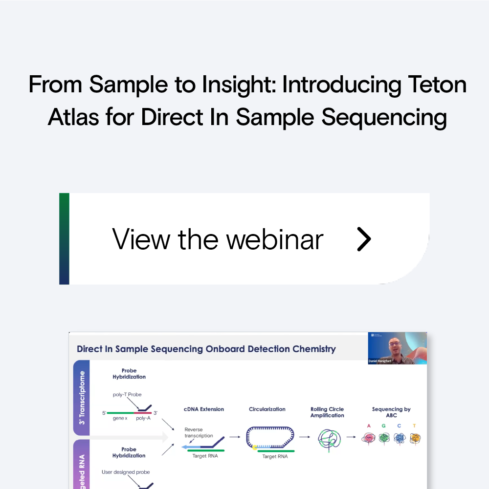 from sample to insight: introducing Teton Atlas for direct in sample sequencing