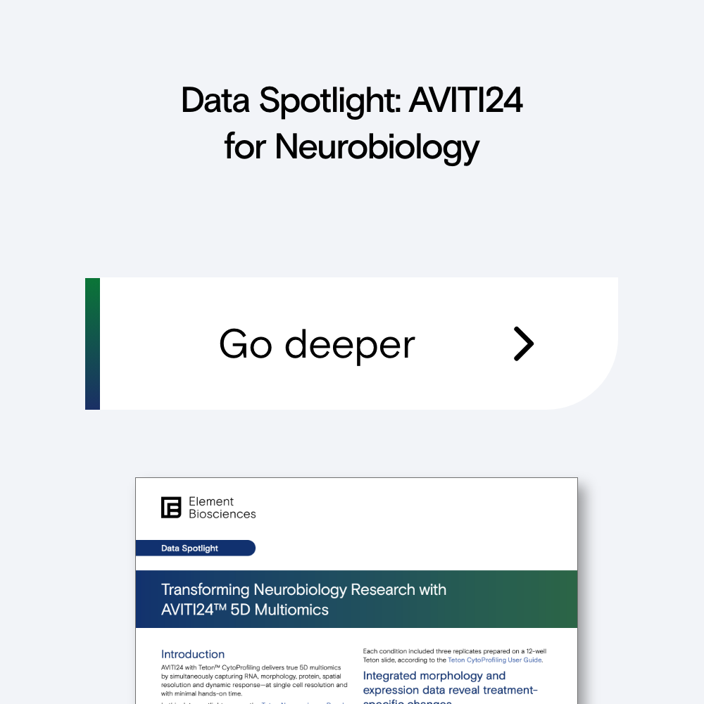 data spotlight: AVITI24 for neurobiology