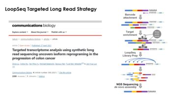 Targeted long read transcriptome sequencing with Loopseq