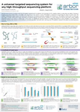 PAG30 Arbor Biosciences Poster